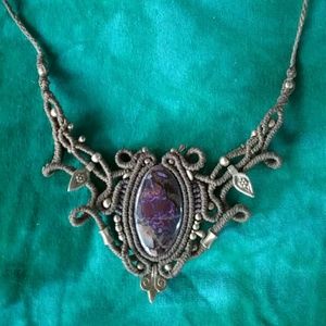 Mani Macreme Necklace